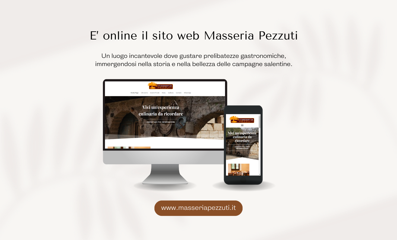 E' online il sito web "Masseria Pezzuti"